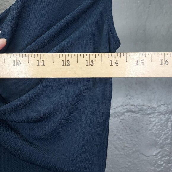 Cinq à Sept Formal Maxi Dress Women's Sz 0 Blue Lucca Cap Sleeve V-Neck Gown NEW - Picture 12 of 16